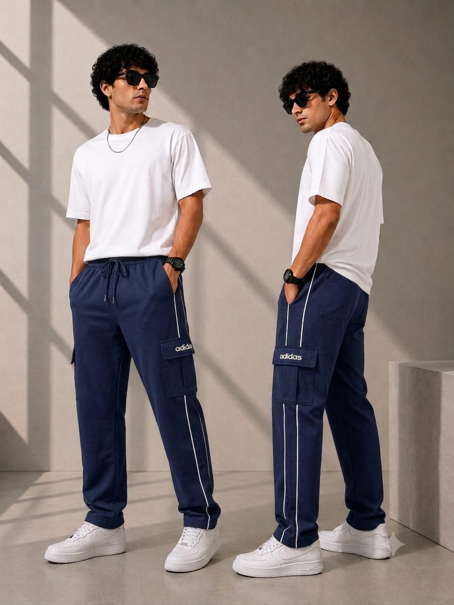 Premium Cargo Track Trousers 25%OFF