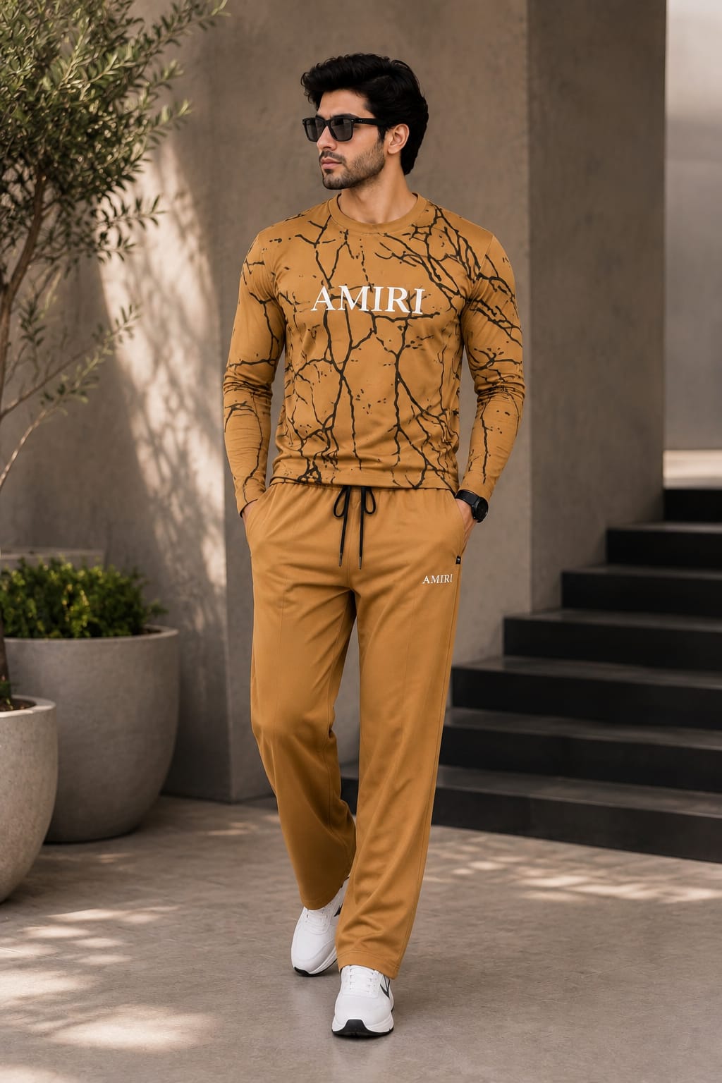 AMIRI All Over Print Stylish and Premium Quality Tracksuits 35%OFF-summer