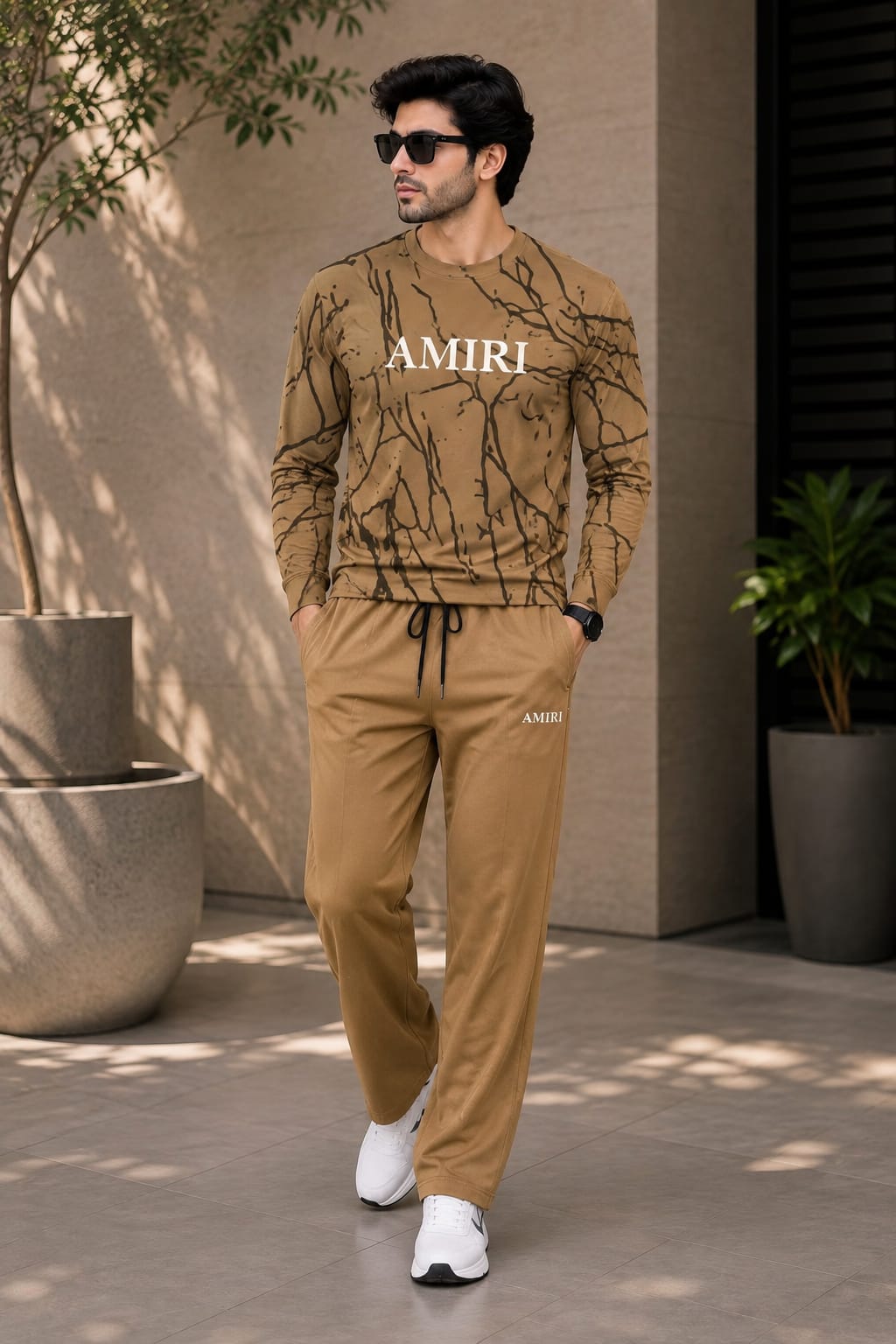 AMIRI All Over Print Stylish and Premium Quality Tracksuits 35%OFF-summer