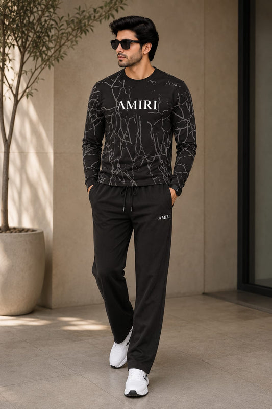 AMIRI All Over Print Stylish and Premium Quality Tracksuits 35%OFF-summer