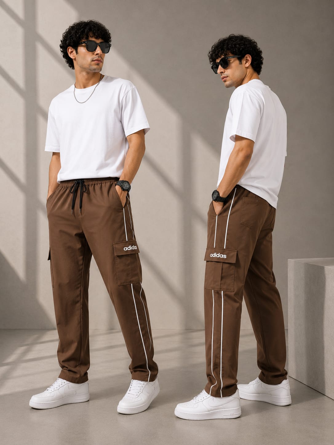 Premium Cargo Track Trousers 25%OFF