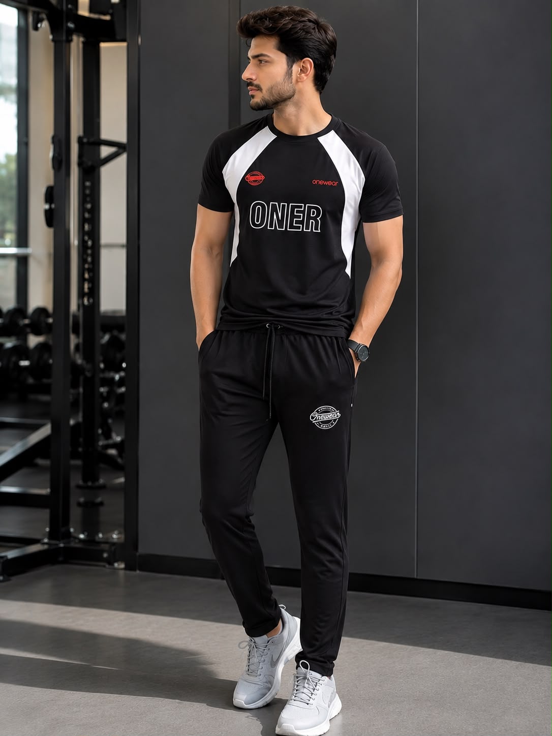 Men's Stylish Comfortable  and Premium Quality Dryfit Tracksuit-summer