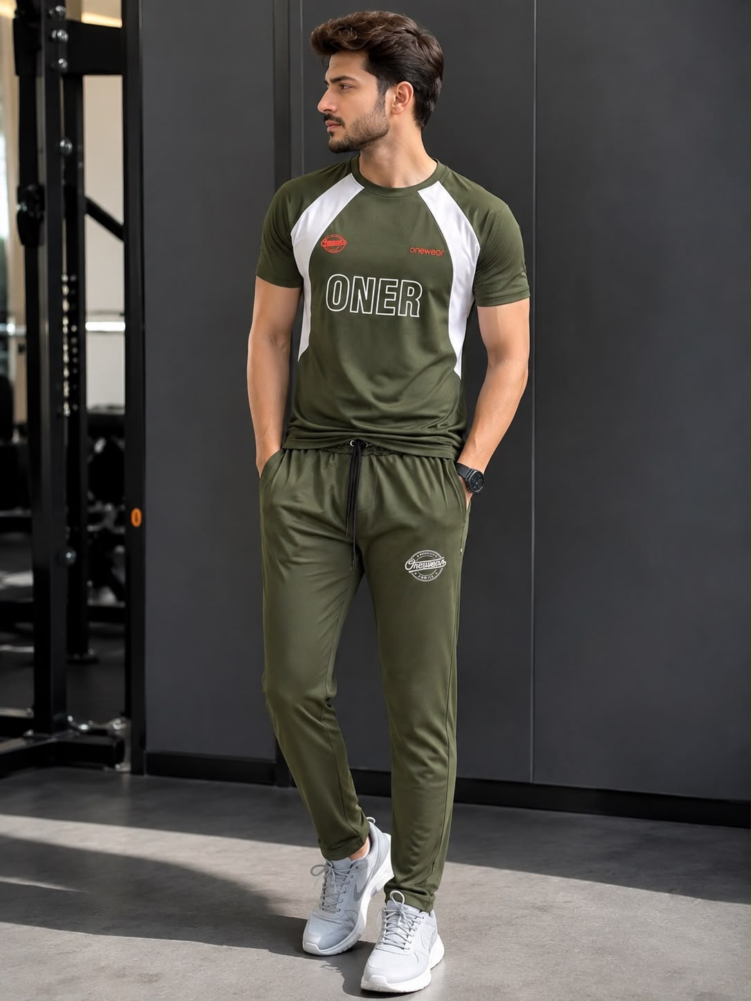 Men's Stylish Comfortable  and Premium Quality Dryfit Tracksuit-summer